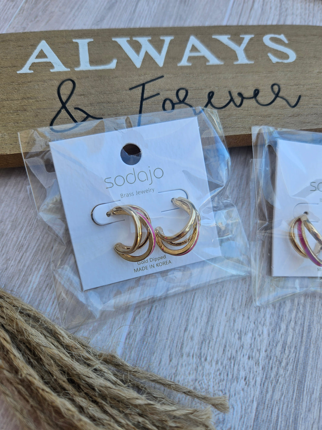 Tripple Hoop Earrings