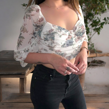 Load image into Gallery viewer, Mesh Floral Top
