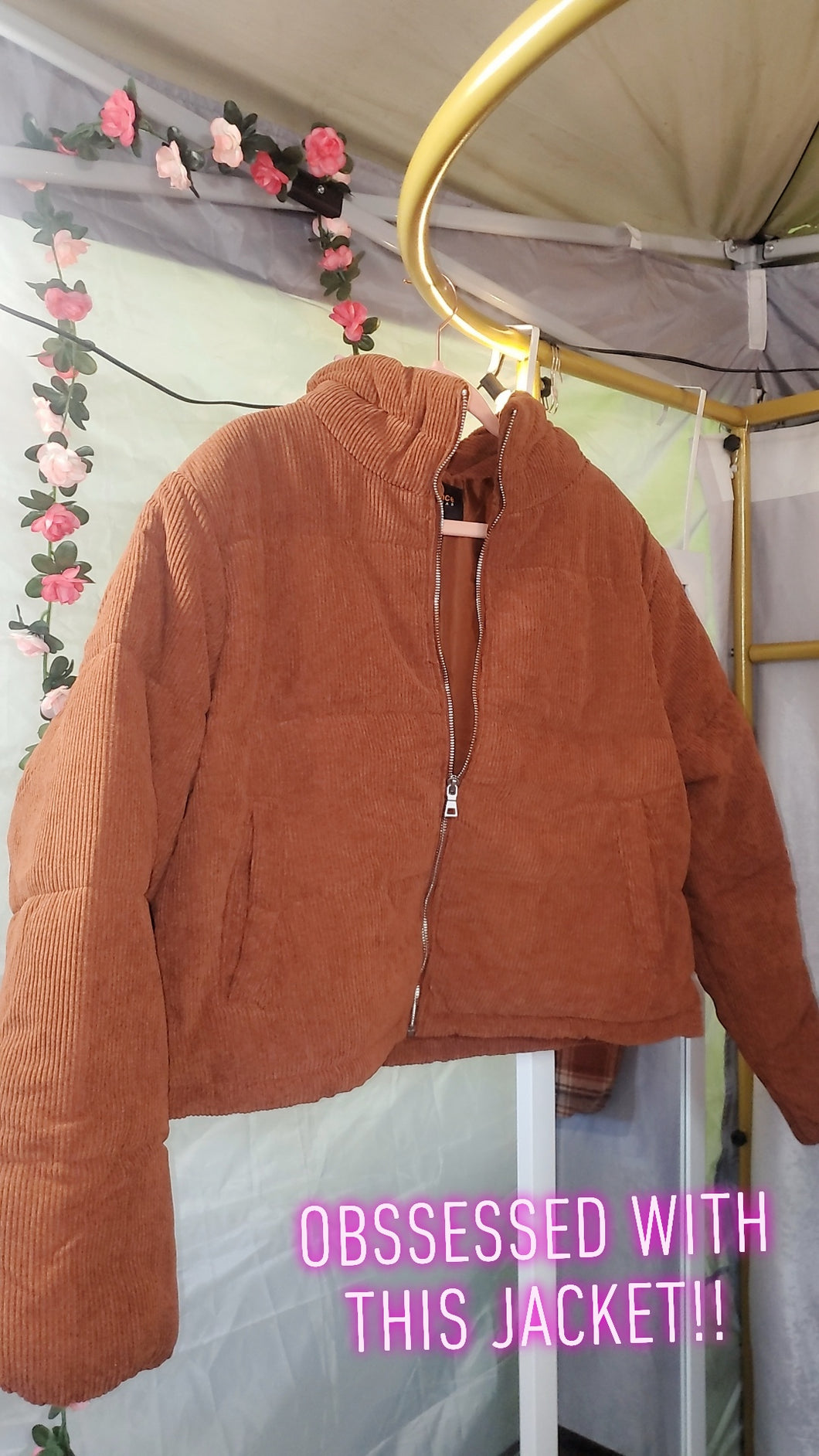 Corduroy Puffer Jacket