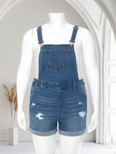 Load image into Gallery viewer, Distressed Overalls (Plus)
