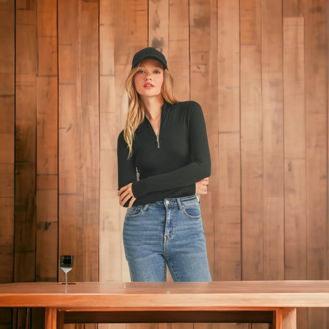 Zippered Bodysuit