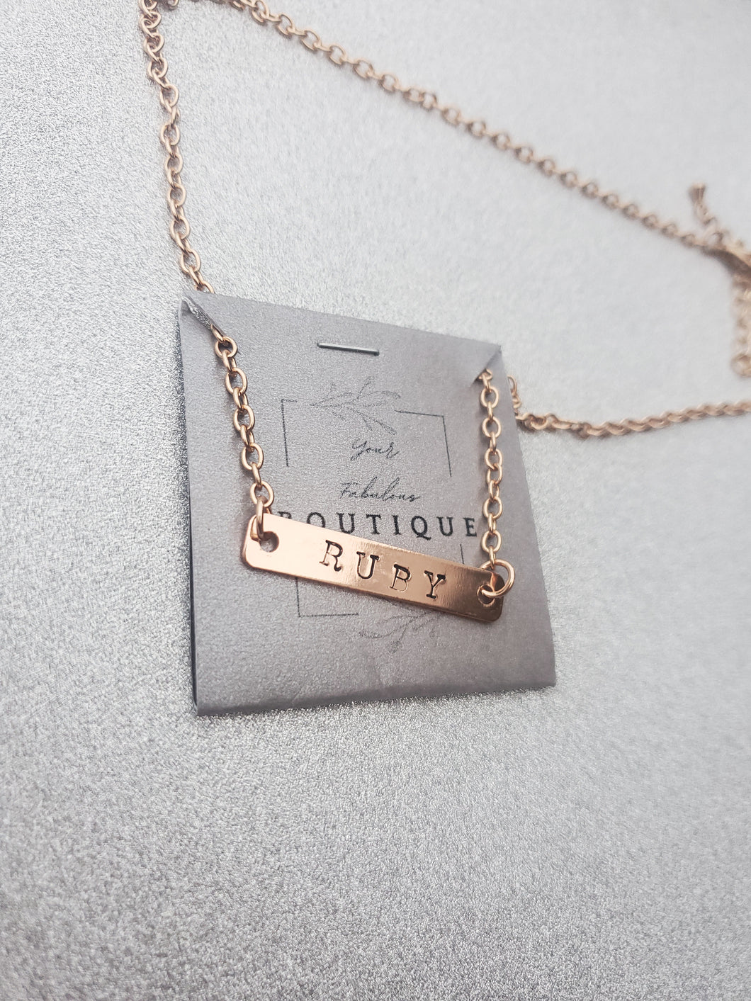 Engraved Name Necklace