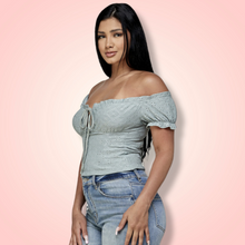 Load image into Gallery viewer, Tie Front Mint Goddess
