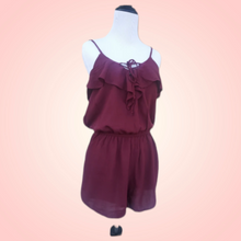 Load image into Gallery viewer, Lace Up Cami Romper

