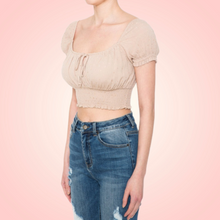 Load image into Gallery viewer, Keyhole Crop Top
