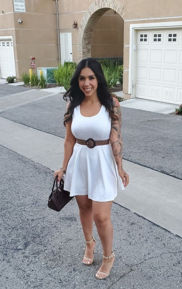 Ivory Casual Dress